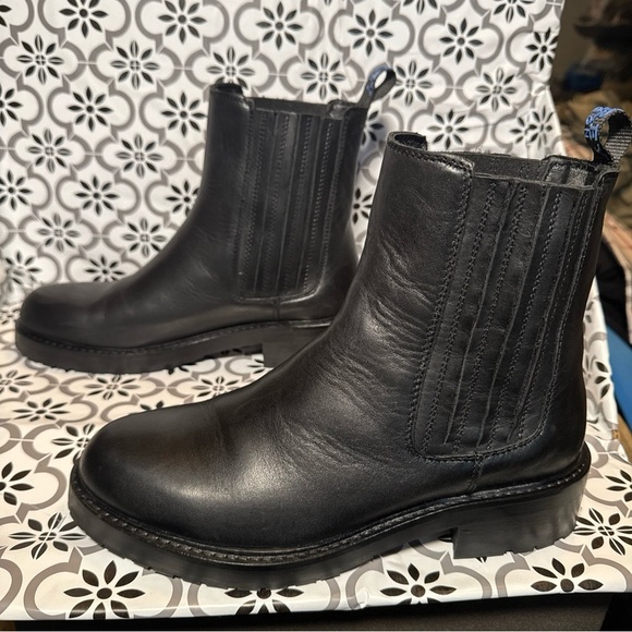 Osprey London women’s designer leather riding,biker,combat boots eu sz:39 us:8.5 - Picture 3 of 13